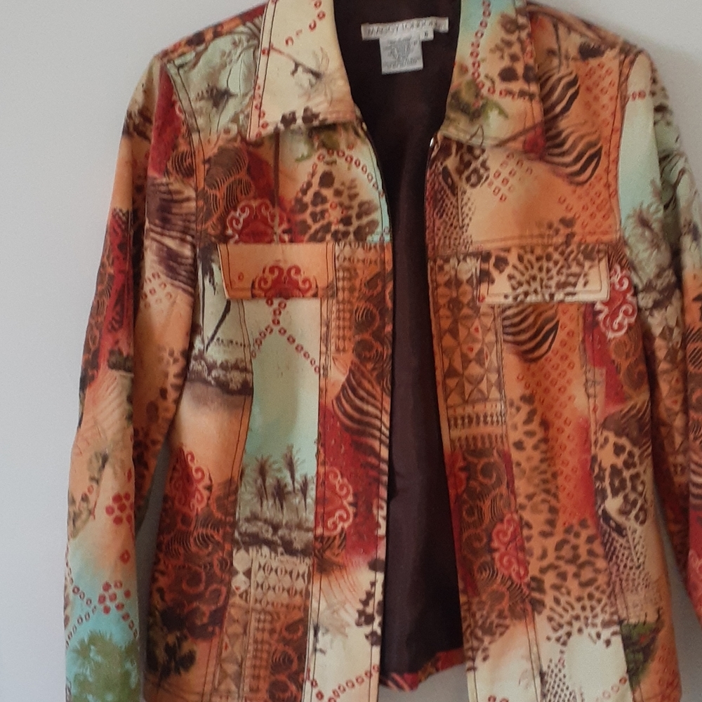 Vtg Maggy london jacket size 6 - Picture 4 of 14